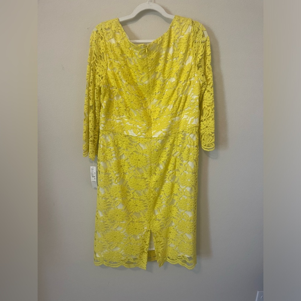 NWT Alex Marie yellow lace dress